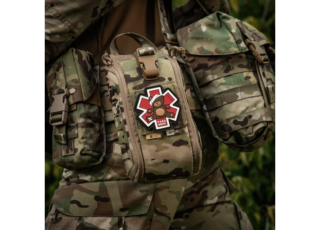 Нашивка M-Tac Paramedic Медвідь (PVC) Brown/Black Фото 2